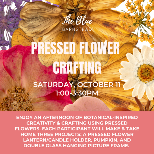 CRAFTING WITH PRESSED FLOWERS - Oct 11