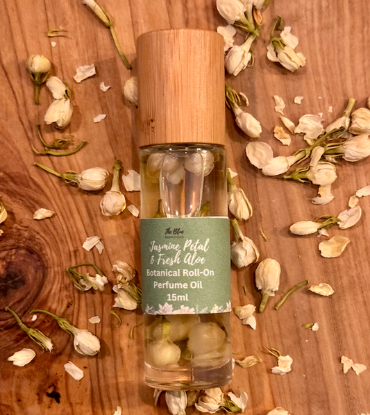 Jasmine Petal & Fresh Aloe Natural Botanical Perfume Roller