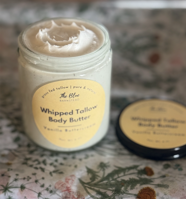 Vanilla Buttercream Whipped Tallow Body Butter (8 oz)