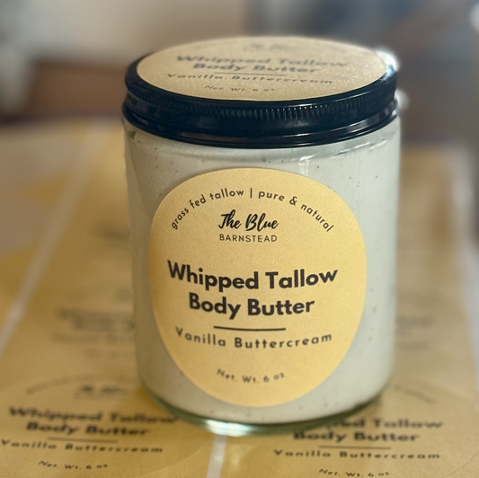 Vanilla Buttercream Whipped Tallow Body Butter (8 oz)