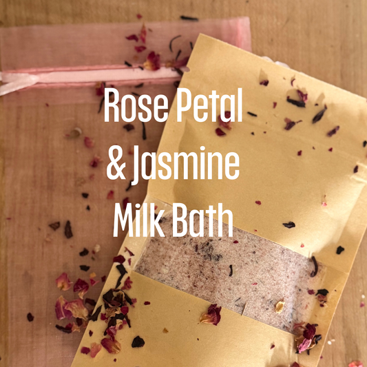 Individual Rose Petal & Jasmine Milk Bath