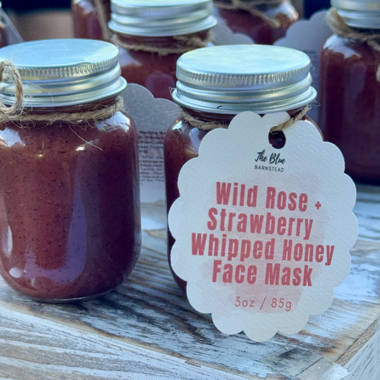 Whipped Honey Face Mask: Wild Rose Strawberry